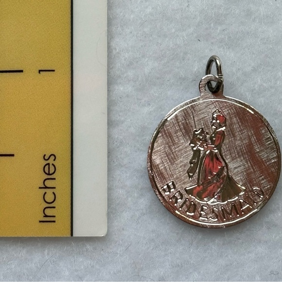 Zales 925 Sterling Silver Wedding Bridesmaid Bracelet Charm Pendant - Picture 5 of 9